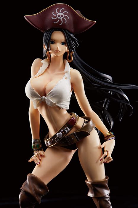 Boa Hancock One Piece Tagme 1girl Black Hair Breasts Figure Pirate Thighs Image View