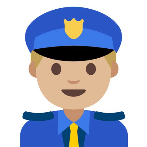 Police Officer Emoji Clipart Free Download Transparent Png Creazilla