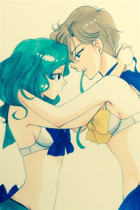 Kaiou Michiru Sailor Neptune Sailor Uranus Tenou Haruka Bishoujo
