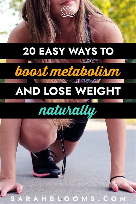 20 Easy Ways To Boost Your Metabolism Lose Weight