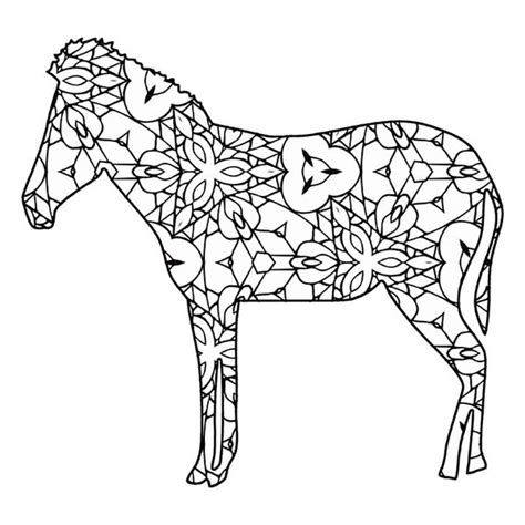 Fun, cute art for kids! 30 Free Coloring Pages /// A Geometric Animal Coloring ...