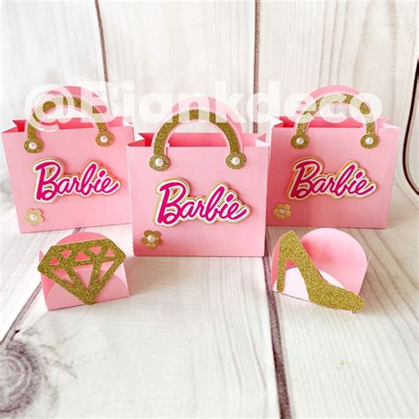 Barbie Treat Boxes Barbie Candy Boxes Barbie Favor Birthday Boxes