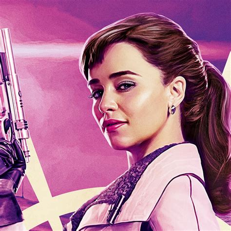What's more, just as glover's casting did, clarke's name being attached to the celebrated franchise meant. 2048x2048 Emilia Clarke In Solo A Star Wars Story Movie ...