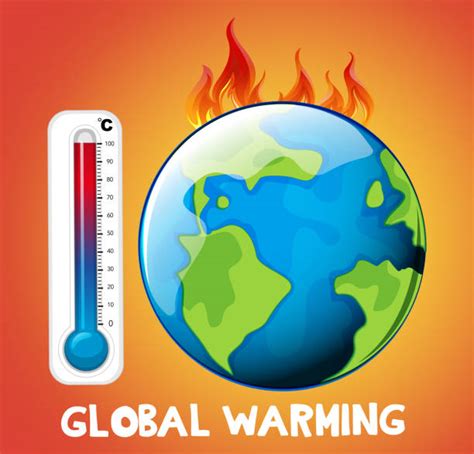Global Warming Poster Clip Art Illustrations Royalty Free Vector