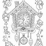 Coloring Chimes Christmas sketch template