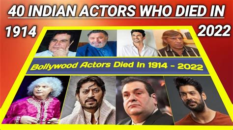 Bollywood Actors Death List Of All Time Till 202240 Popular Bollywood Actors Who Died Till Now