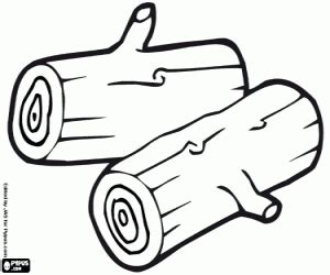 Free Wood Logs Wood Tree Logs Coloring And Printable Page Coloring