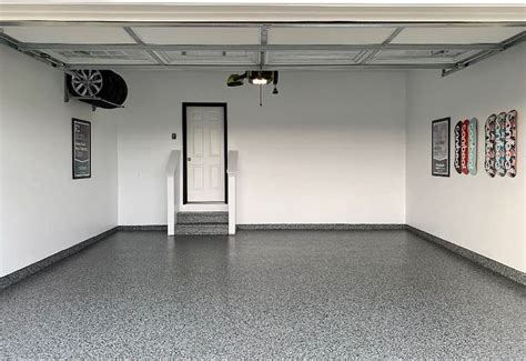 A Custom Garage Floor Adds Beauty And Utility Giving Your Garage A