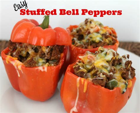 Bake for 1 hour, basting with sauce every 15 minutes, until peppers are tender. Easy Stuffed Bell Pepper Recipe | Mom Fabulous