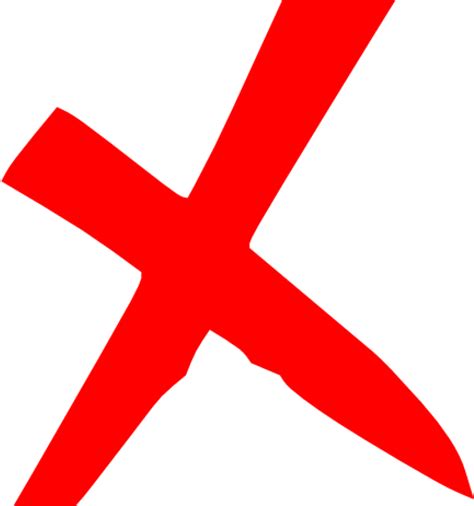 Clipart X Clipart X Red X Icon Clip Art At Clker Vector ...