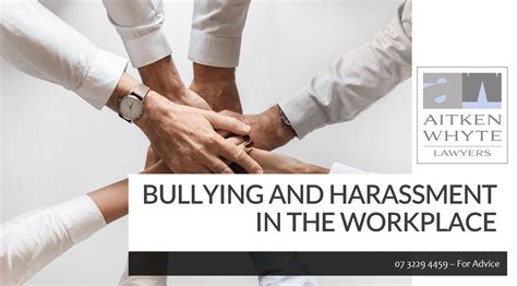 bullying and harassment in the workplace brisbane s best law firm aitken whyte lawyers
