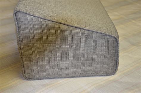 Daybed Wedge Bolster Cover Xl Extra Long Linen Silver Grey Etsy