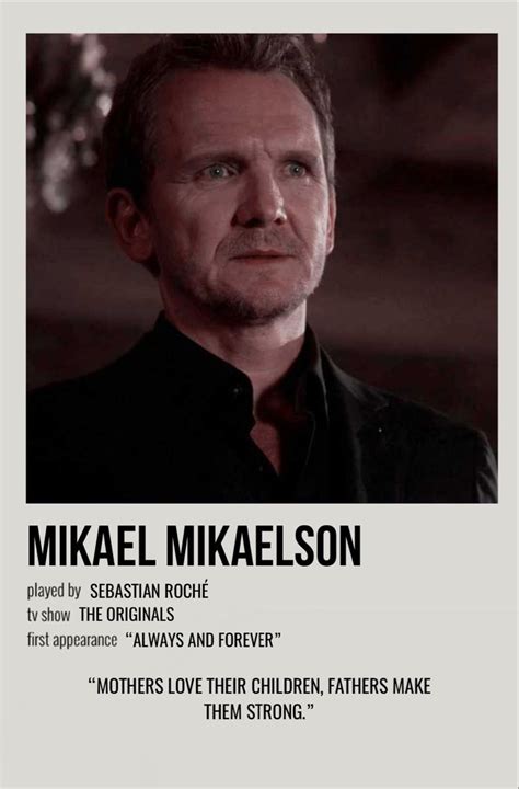 Mikael Mikaelson The Vampire Diaries Characters Vampire Diaries Cast