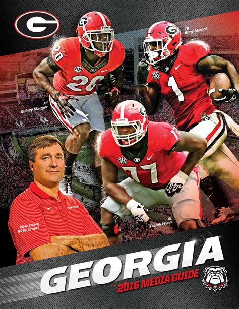2016 Georgia Bulldog Football Media Guide By Georgia Bulldogs Athletics
