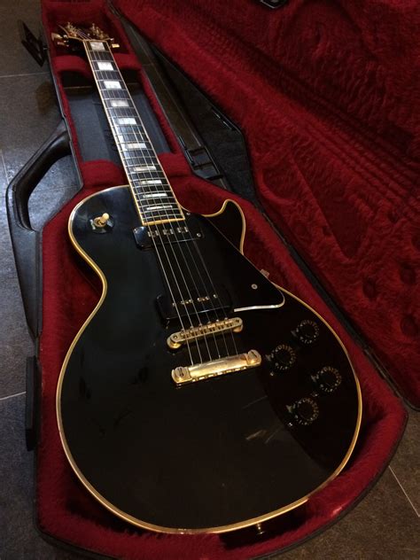1972 Gibson Le 54 Les Paul Custom Reissue Black Beauty Alnico V P90