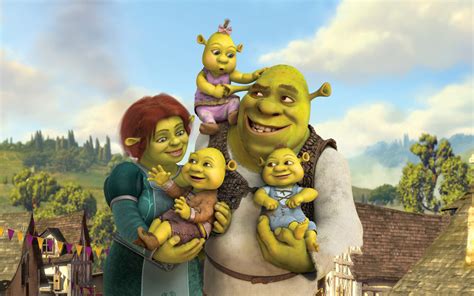 Shrek And Fionas Babies Fondos De Pantalla Gratis Para Widescreen
