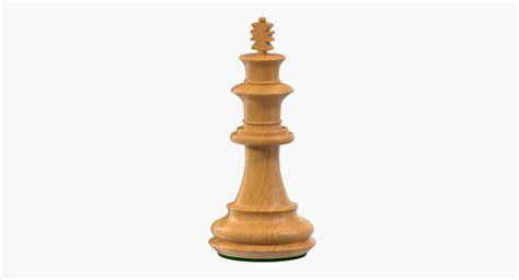 Wooden Chess King 3d Model Turbosquid 1344687