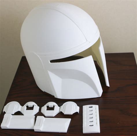 The Mandalorian Helmet Diy 3d Printed Din Djarin Star Wars Etsy