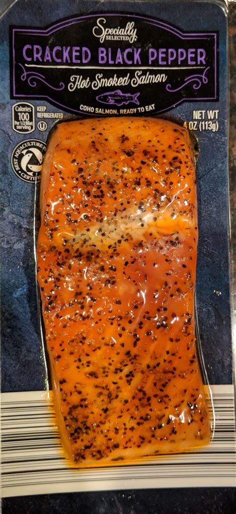 Northern catch is a label for seafood products that is exclusively sold through the privately owned company aldi. I Ate ALDI: Cracked Black Pepper Hot Smoked Salmon