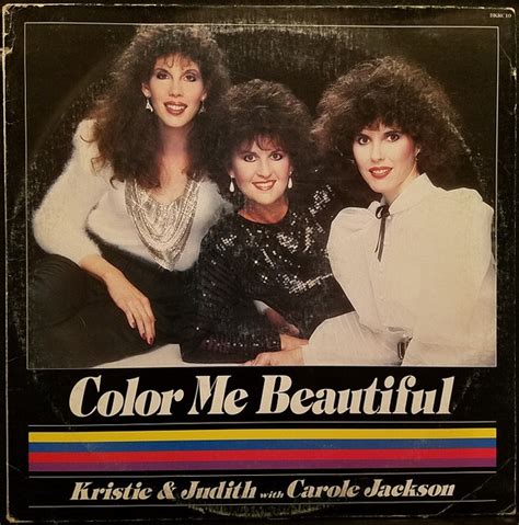 Kristie And Judith With Carole Jackson Color Me Beautiful 1984 Vinyl