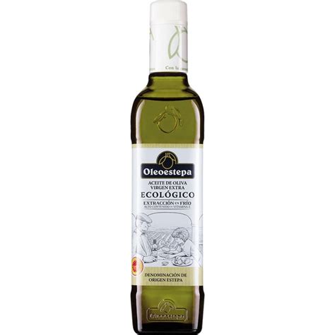comprar aceite oliva virgen extra ecológico dop estepa botella 500 ml · oleoestepa