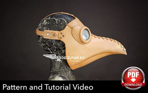 Plague Doctor Mask Pattern Diy Pattern Pdf Download Etsy