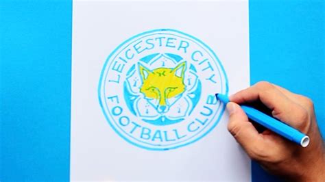 How To Draw Leicester City Fc Logo Premier League Youtube