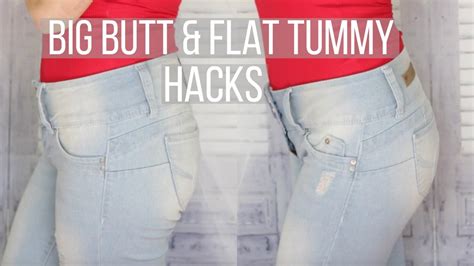 how to bigger booty and flat tummy hacks solange nicole youtube