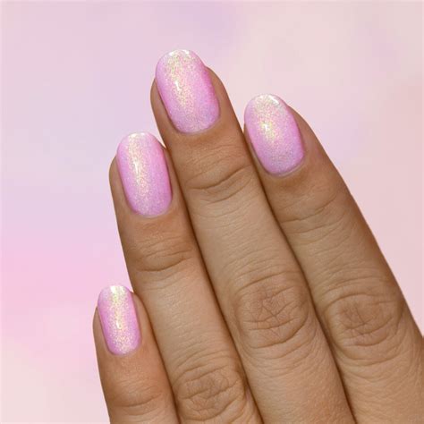 Fairy Floss Pastel Pink Shimmer Nail Polish By Ilnp