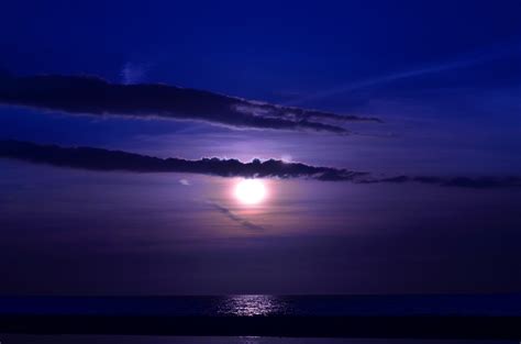 Blue Sea Sky Sunset Evening 4k 5k Hd Nature 4k Wallpapers Images