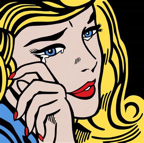 Roy Lichtenstein Crying Girl 1964 A Survey Of The History Of Art