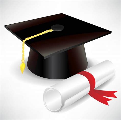 Graduation Cap And Diploma 1862 Free Eps Download 4 Vector