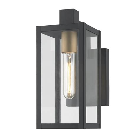 Leds are an excellent choice for modern outdoor light fixtures, but you'll want to consider factors like light pollution, color temperature, and ul rating. Modern Outdoor Wall Light Black 11.75 Inches Tall | 1837-GDBK | Destination Lighting