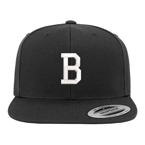 Letter B Hat Custom Baseball Cap Snapback Cap Monogrammed Hat