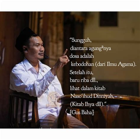 Ditemani oleh ustadz ali imron paling kiri gus fata berbaju batik dan ustadz khorul mubarok paling kanan ahad malam 7 juli 2019. 16++ Gambar Kata Bijak Gus Baha - Gambar Tulisan