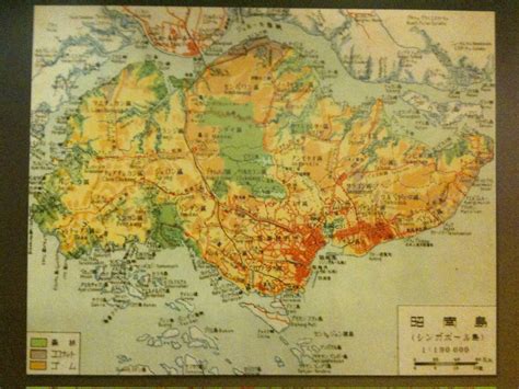 Singapore Map During The Japanese Occupation Vignettes In Flickr