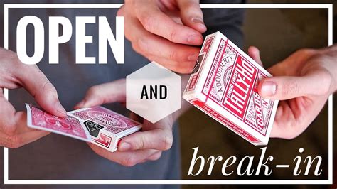 How To Open Playing Cards Printable Cards