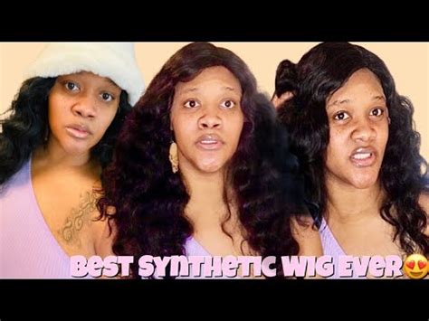 Best Synthetic Wig Ever Outré ASHANI Lace Front Wig Review YouTube