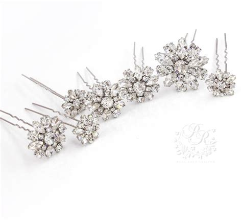 Weddings Hair Pin Rhinestone Hair Pins Bridal Hair Pins Etsy