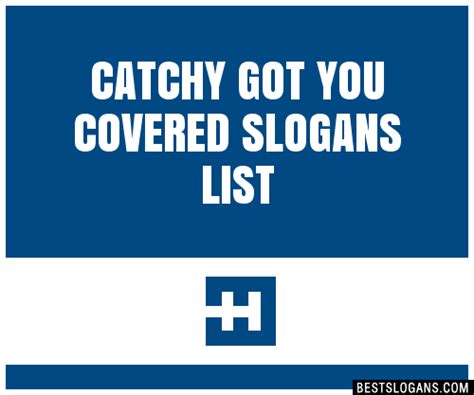Catchy Got You Covered Slogans Generator Phrases Taglines