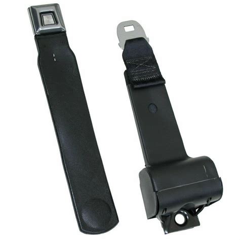 2 Point Retractable Lap Seat Belt With Push Button Latch W Hardware