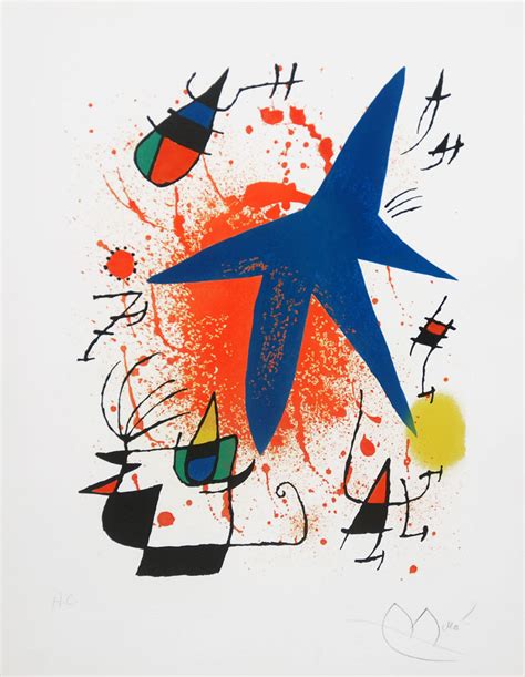 Joan Miró Print Miró Lithographs I 1972 Lithograph S