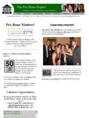 Child custody, free divorce lawyers pennsylvania, individual rights, termination of parental rights. The Pro Bono Project, New Orleans, LA - Justia Legal Aid ...