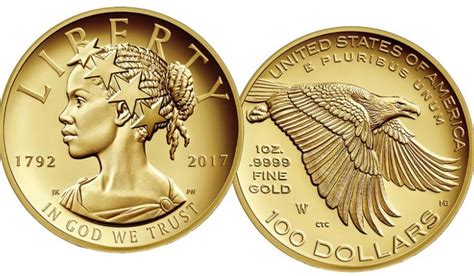 Us Mint Puts Black Lady Liberty On 100 Gold Coin The Urban Twist