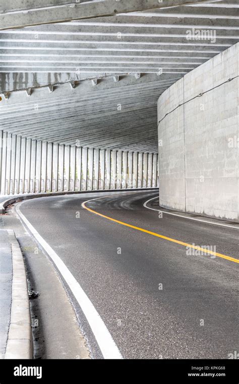 Tunnel At Mountain Stock Photo Alamy