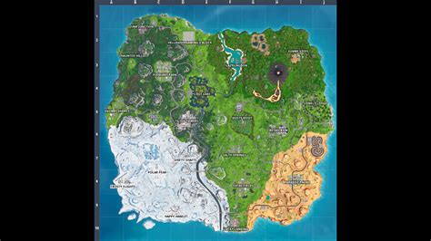Fortnite locations guide (V8.00) - Fortnite map locations, best place to land, best locations in 