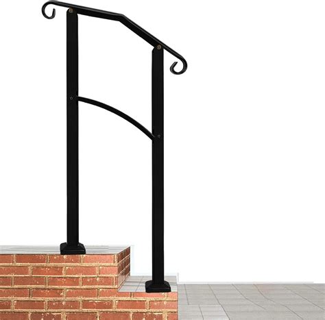 Metty Metal Handrails For Outdoor Steps Black Handrail Arch1 Or 2