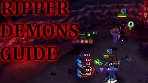 Runescape 3 Ripper Demons Quick Guide Youtube