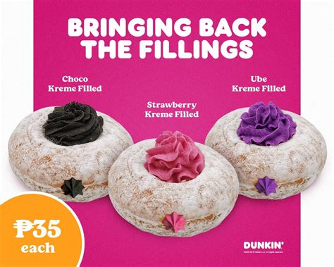 Dunkin Brings Back Kreme Filled Donuts To Menu
