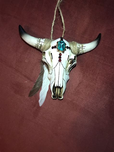 Https Etsy Com Shop TheBlingyHeifer Ref Seller Platform Mcnav Bull Skulls Rear View